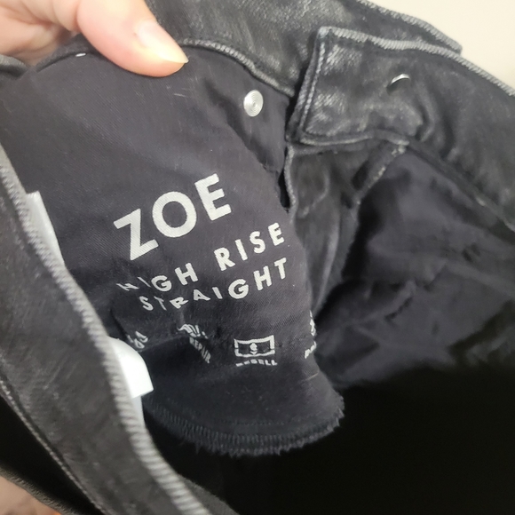Lucky Brand jeans Zoe high rise straight raw hem 6 - Picture 4 of 5